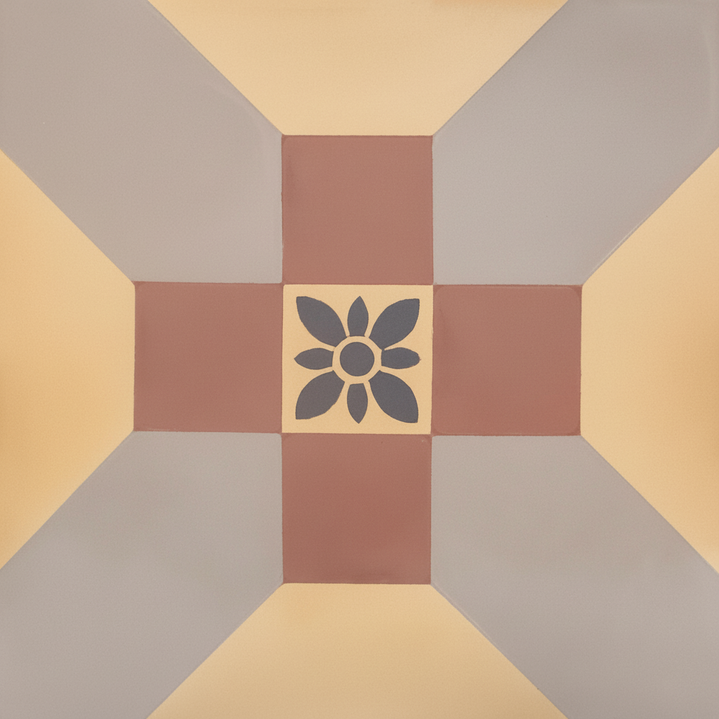 Gạch bông vuông 30x30 V30-033 - Ảnh 4