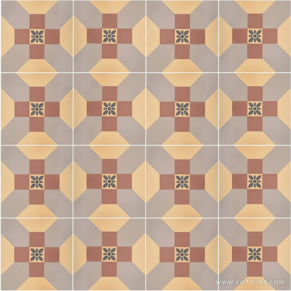 Gạch bông vuông 30x30 V30-033 - Ảnh 5