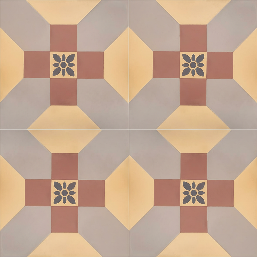 Gạch bông vuông 30x30 V30-033 - Ảnh 6