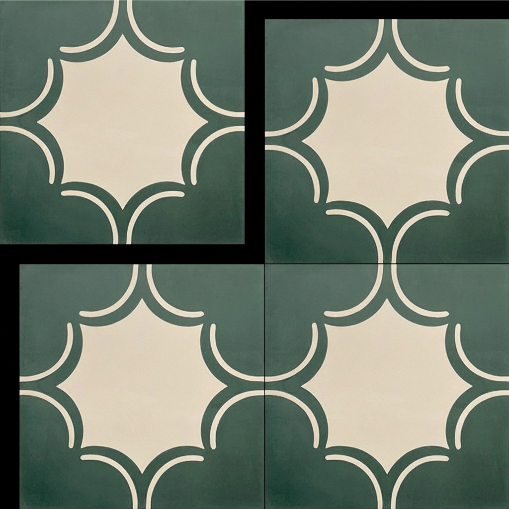 Gạch bông vuông 30x30 V30-044 - Ảnh 4