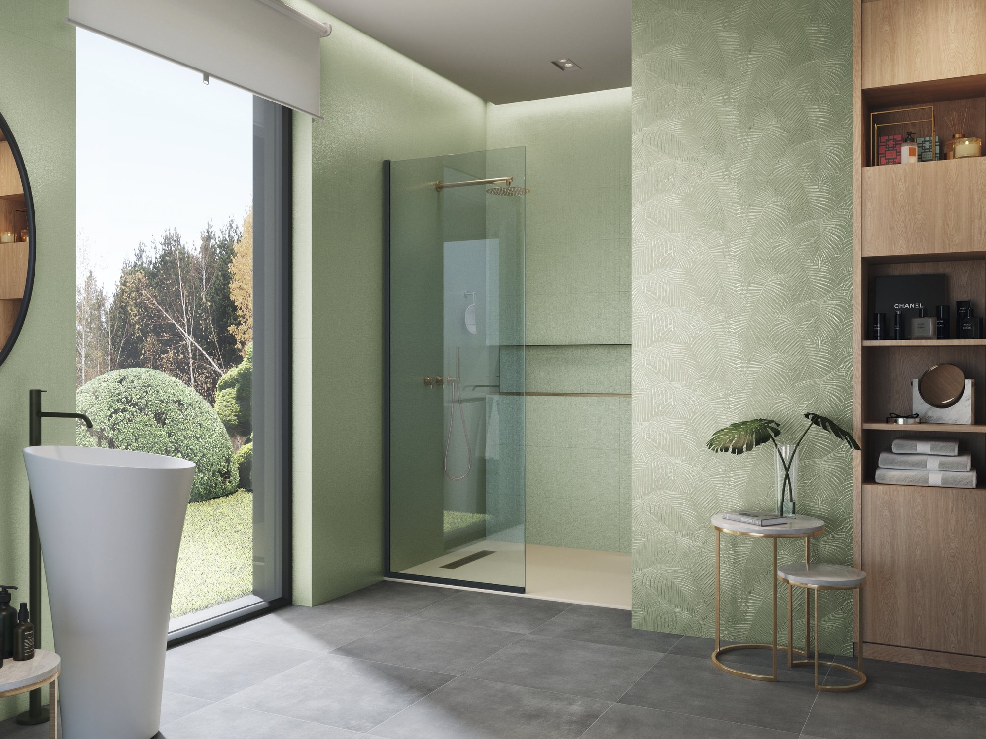 CRAYON GREEN RECT 31,6X90 - Ảnh 3