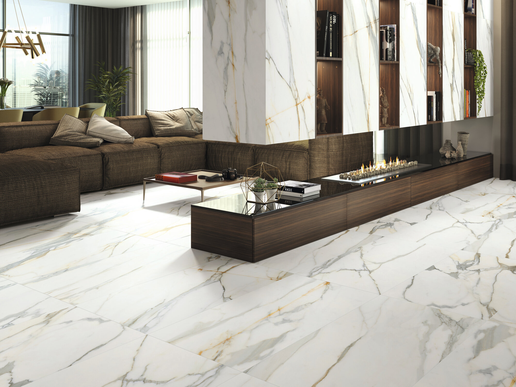 CALACATTA BORGHINI POL RECT 60X120 - Ảnh 3