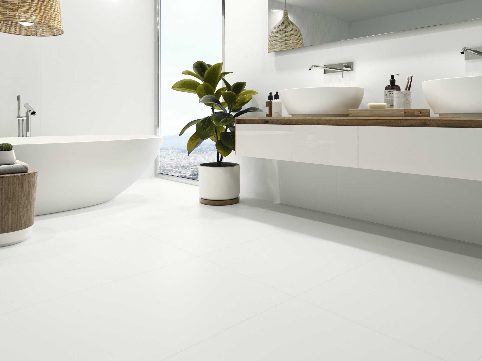 MONTBLANC WHITE POLISHED RECT 60X120 - Ảnh 2