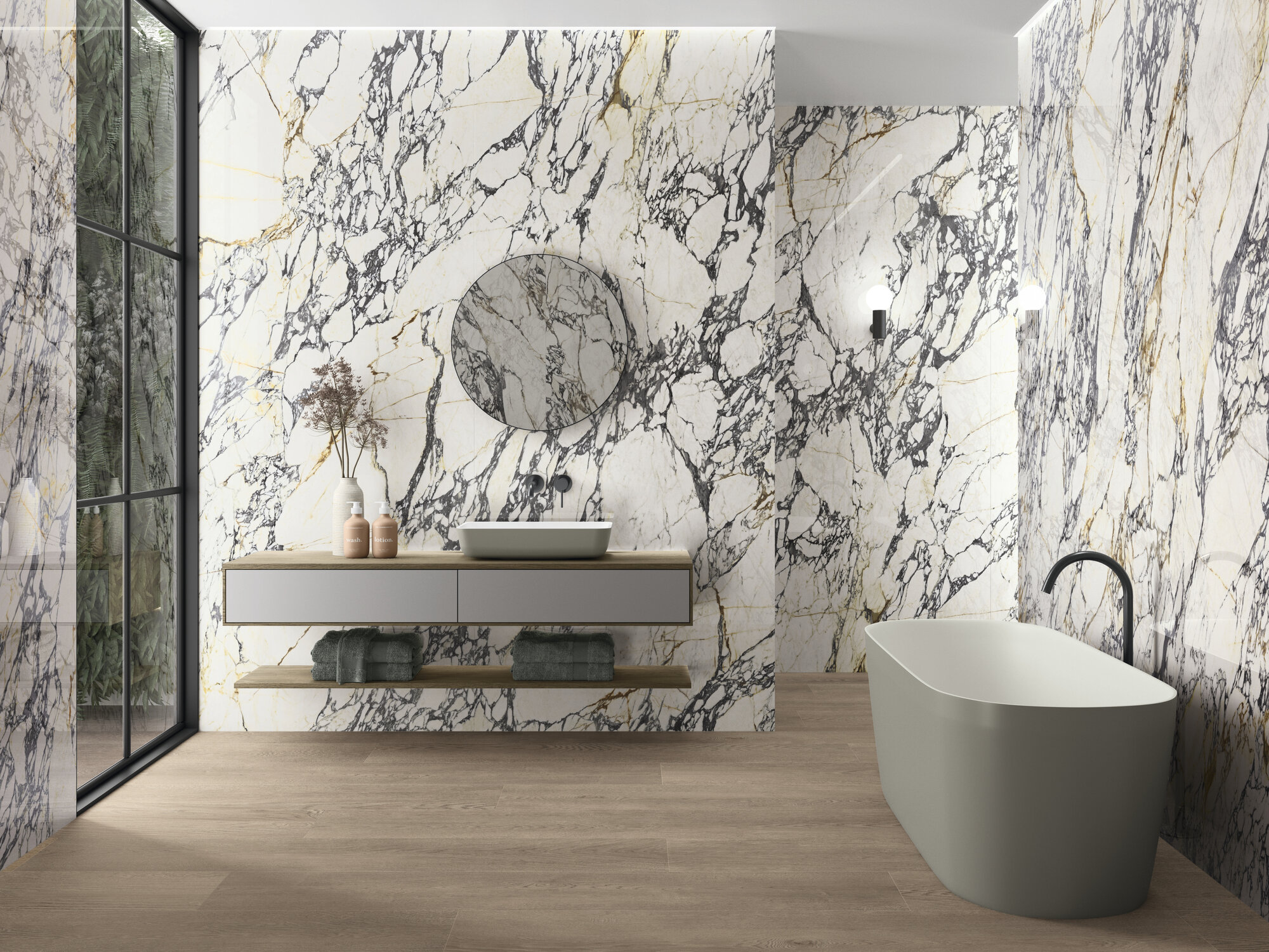 CALACATTA CORCHIA GOLD SOFT RECT 120X280 - Ảnh 2