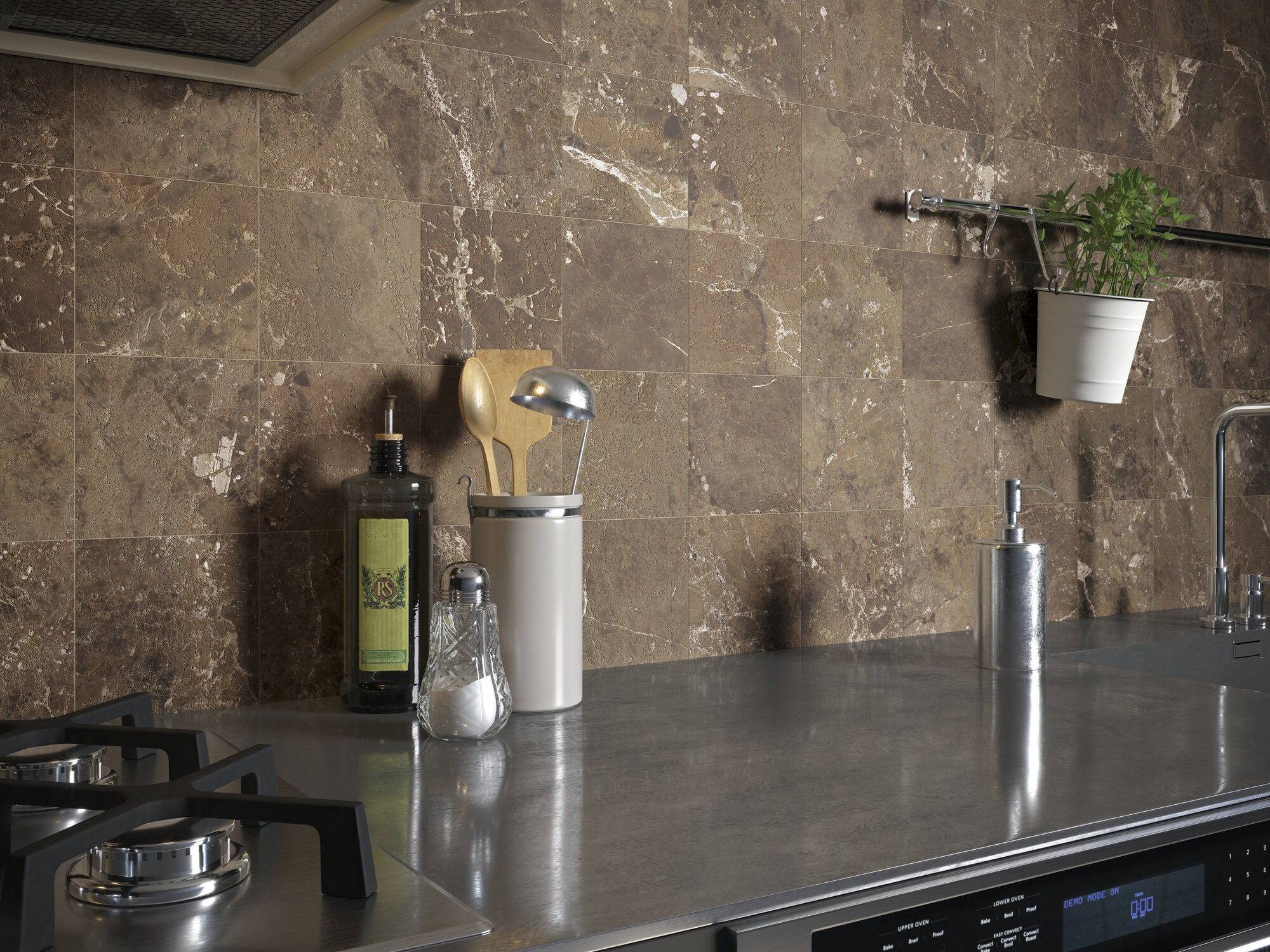 MALLA IMPERIAL BROWN 3D HONED 29X27 - Ảnh 4