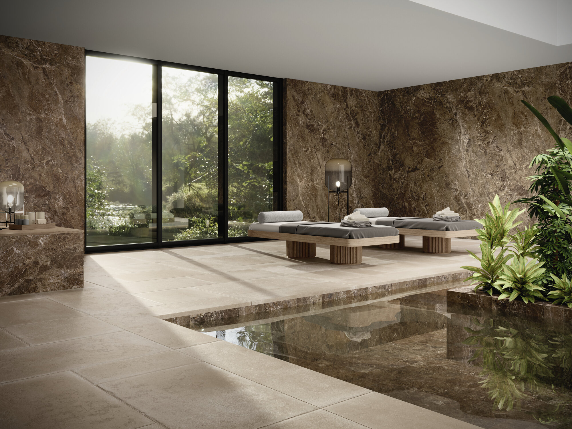 MALLA IMPERIAL BROWN 3D HONED 29X27 - Ảnh 2