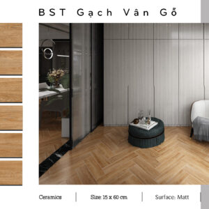 Gạch Lát nền, ốp tường Ý Mỹ 15x60 Y156003R
