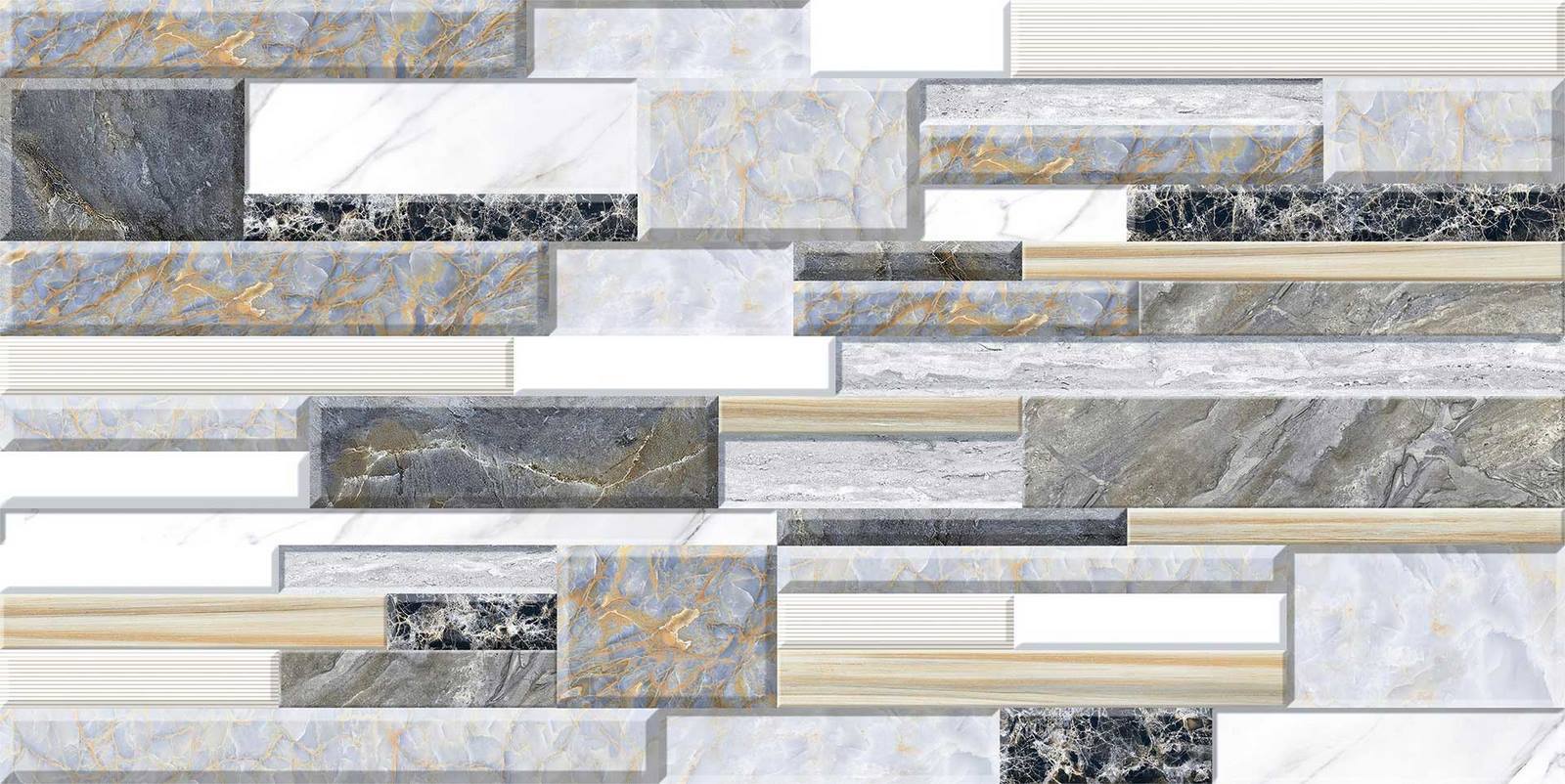 Gạch Gạch trang trí Ý Mỹ 20x40 Y24003TS