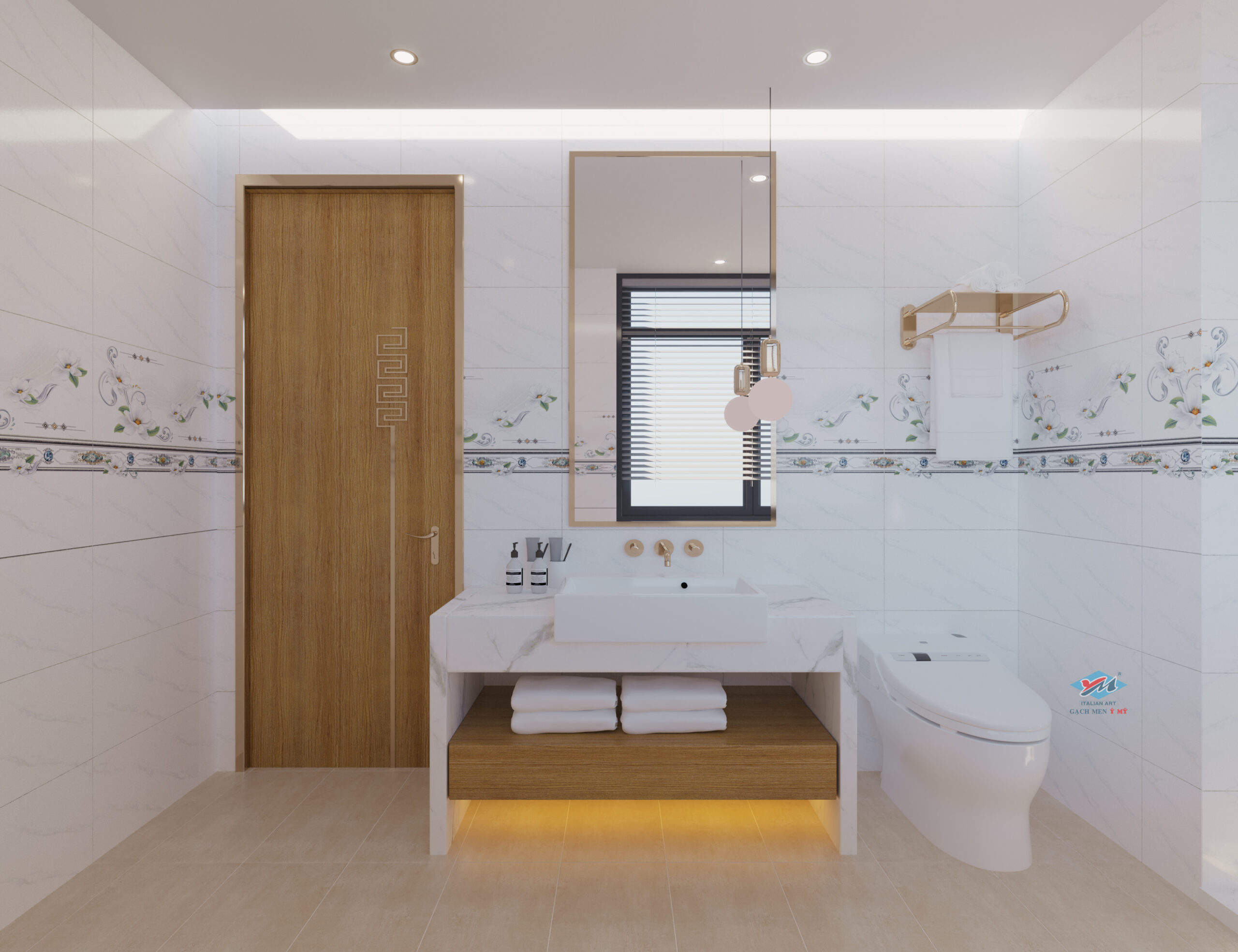 Gạch Ốp tường Ý Mỹ 30x60 Y36084S - Ảnh 4