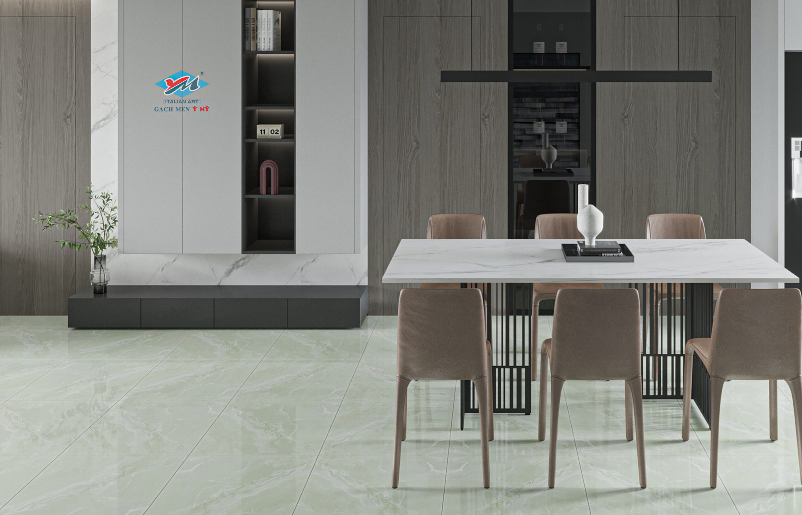 Gạch Lát nền Ý Mỹ 50x50 Y5107 - Ảnh 2