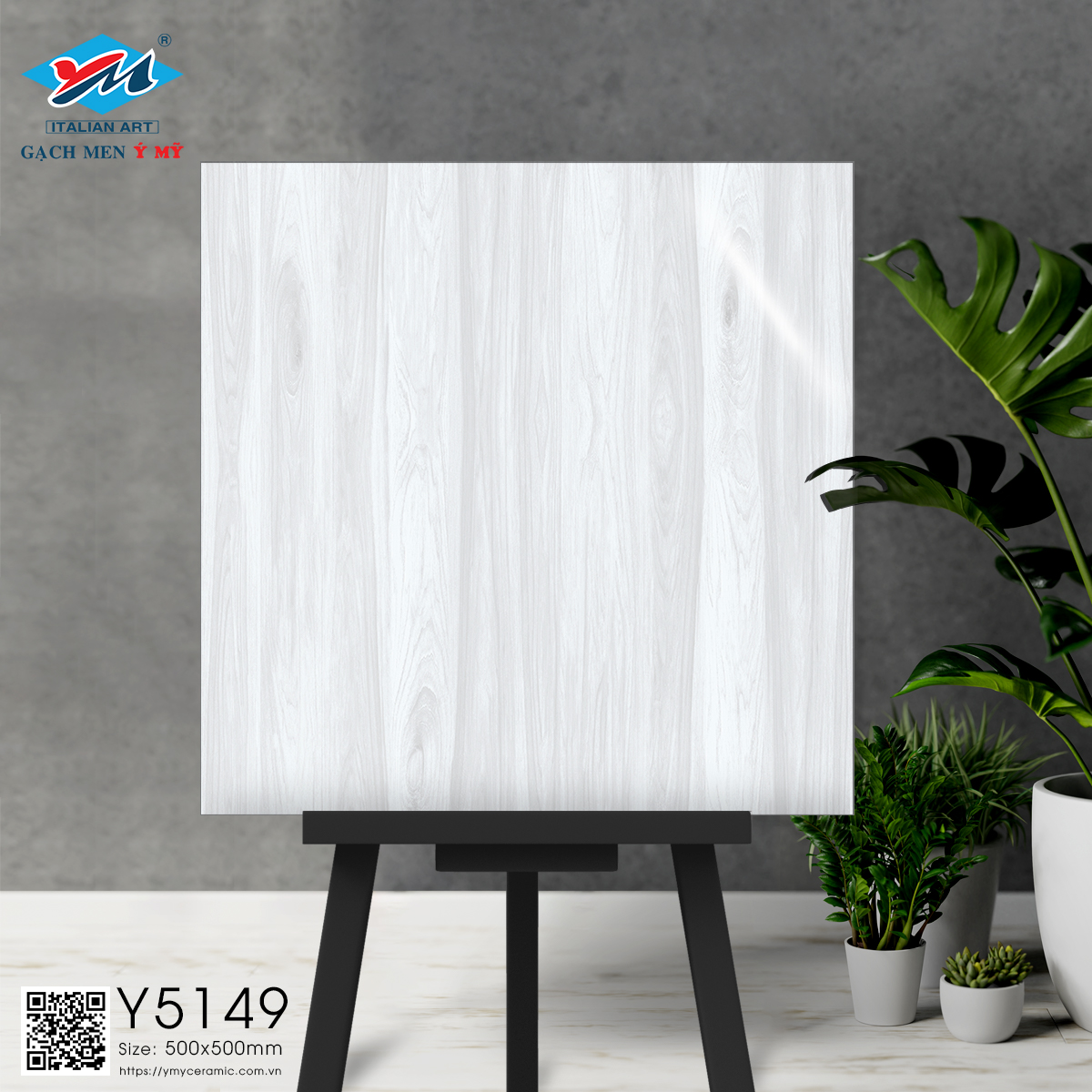 Gạch Lát nền Ý Mỹ 50x50 Y5149 - Ảnh 2