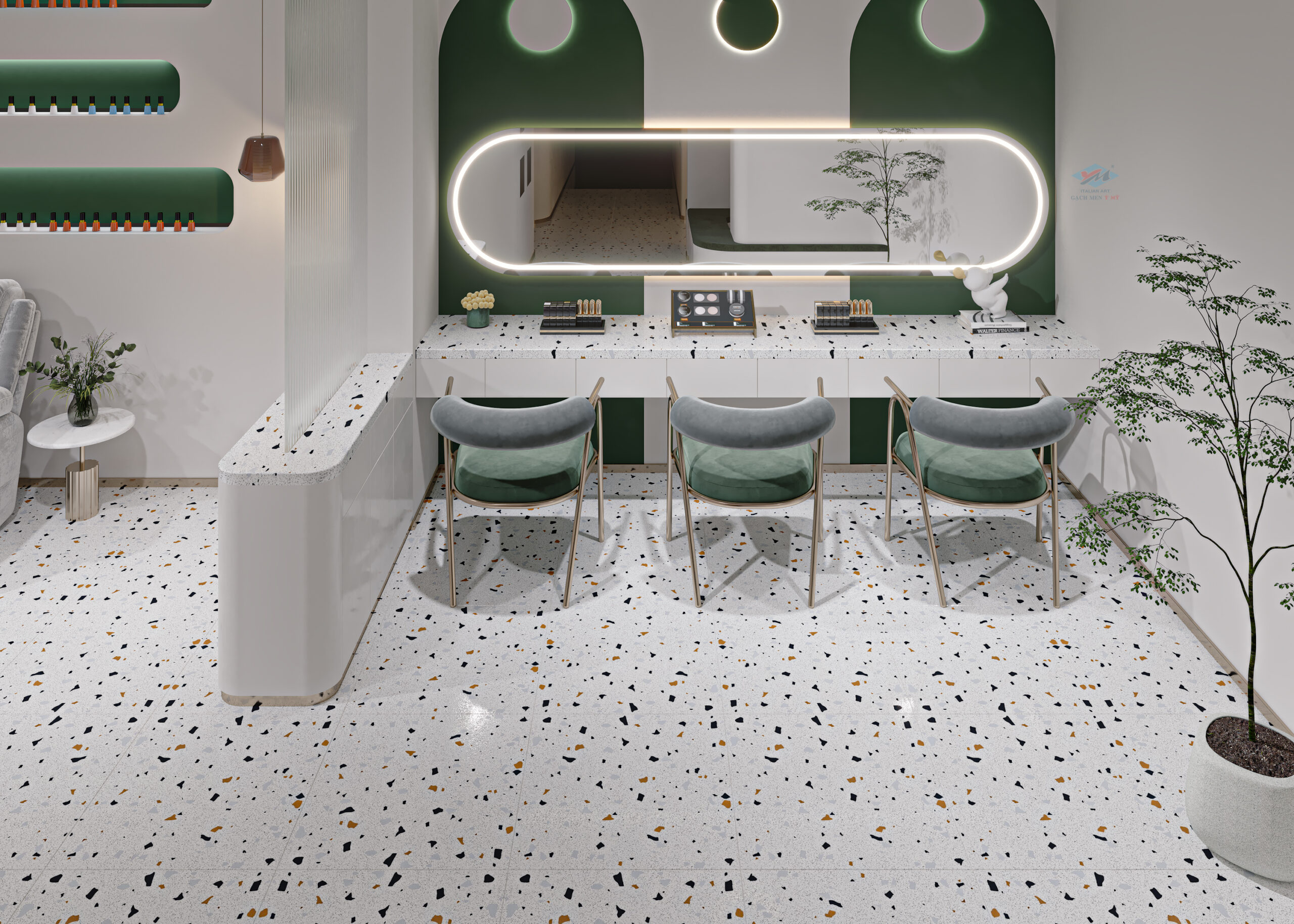 Gạch Lát nền Ý Mỹ 50x50 Y5192 - Ảnh 2