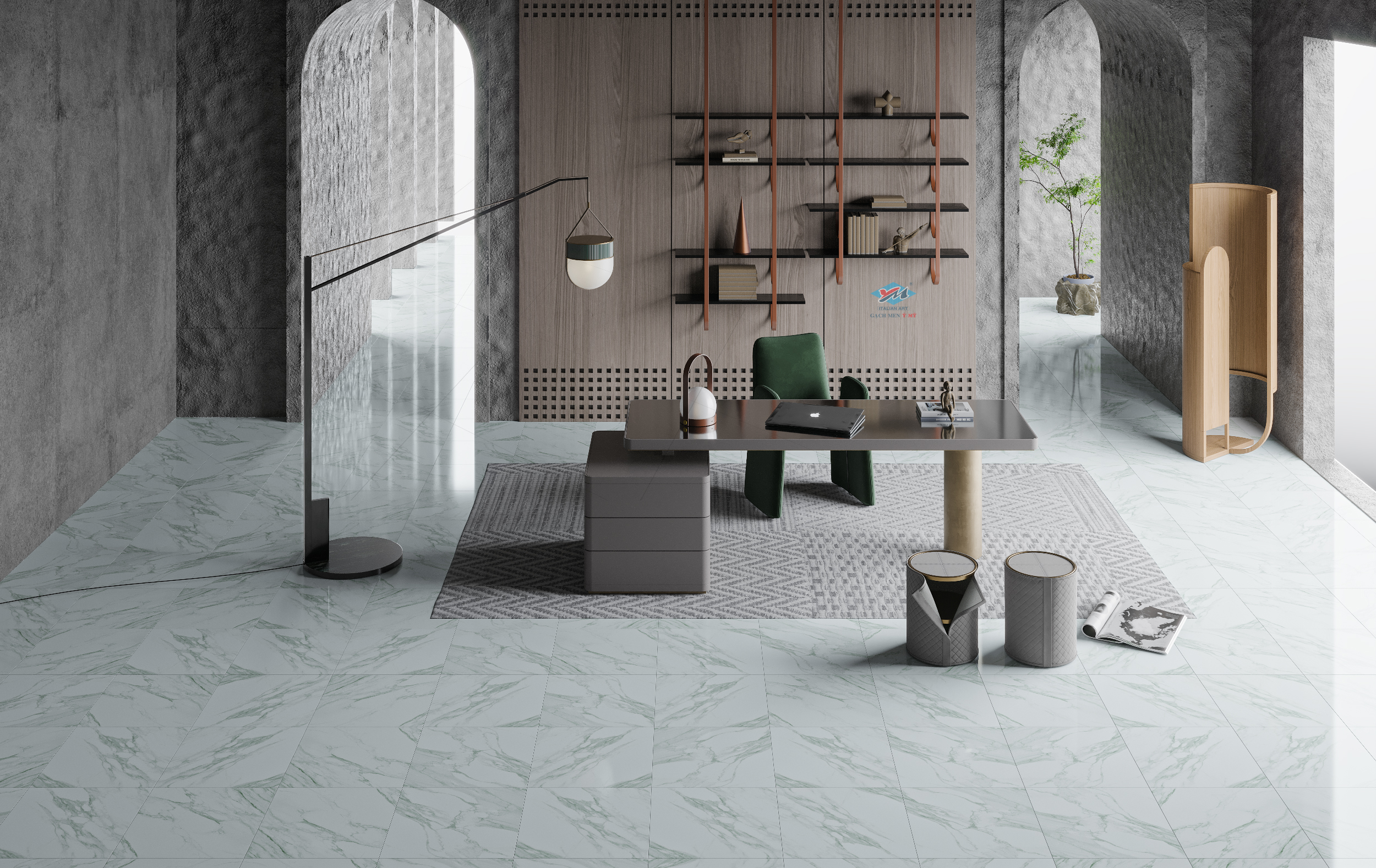 Gạch Lát nền Ý Mỹ 50x50 Y5203R - Ảnh 4