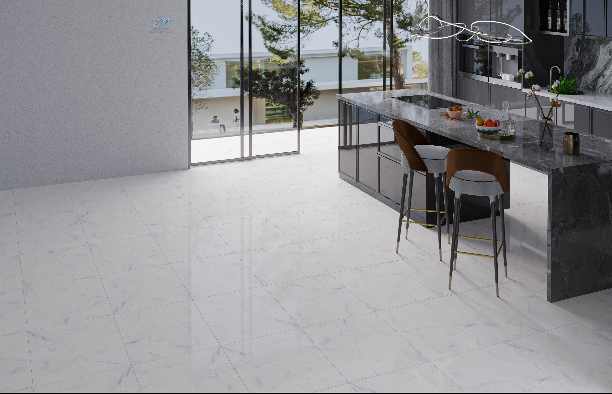 Gạch Lát nền Ý Mỹ 50x50 Y5215R - Ảnh 4