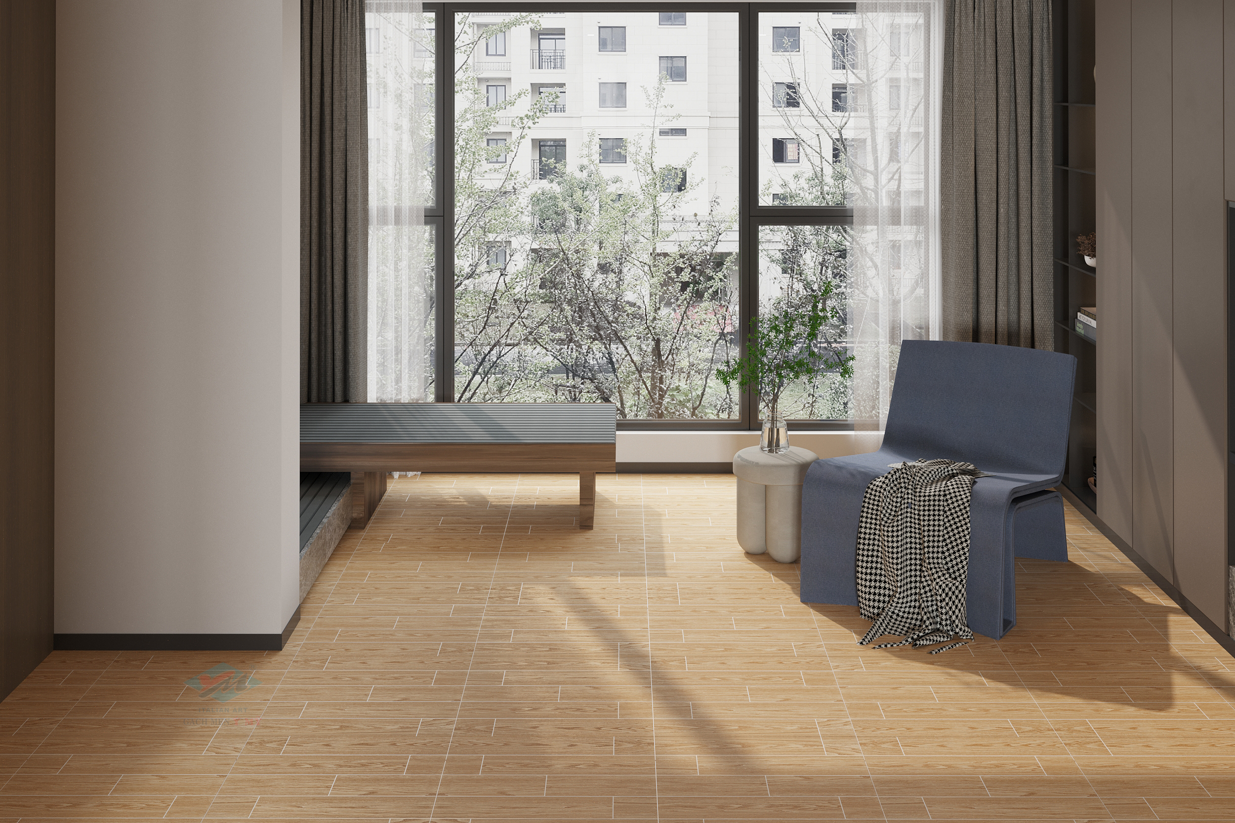 Gạch Lát nền Ý Mỹ 60x60 Y6074M - Ảnh 2