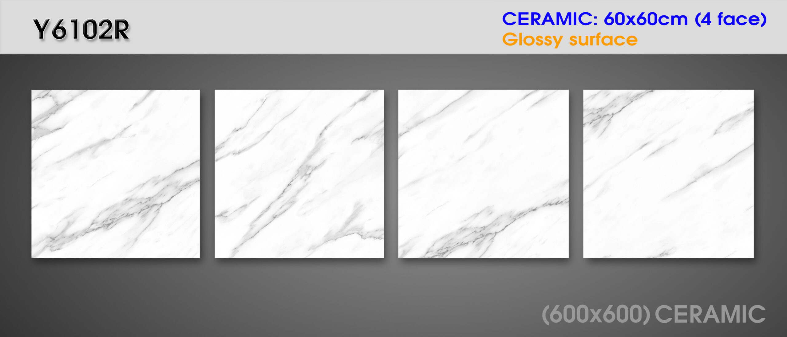 Gạch Lát nền Ý Mỹ 60x60 Y6102R