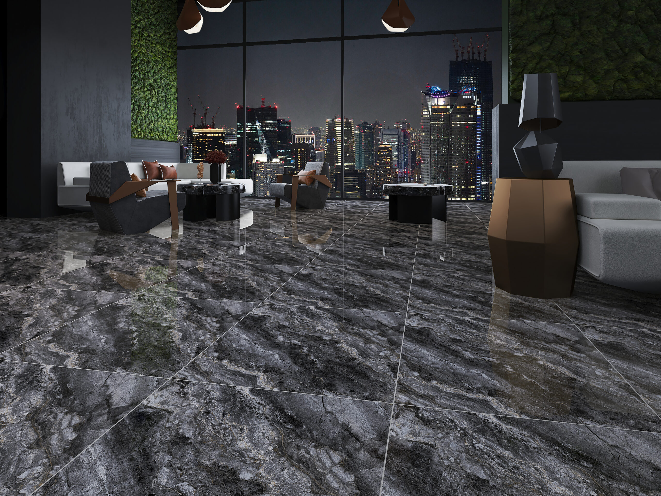 Gạch Hoàn Mỹ Vân đá Marble 80x80 04141 - Ảnh 3