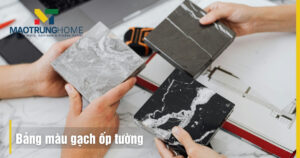 Bảng màu gạch ốp tường đẹp