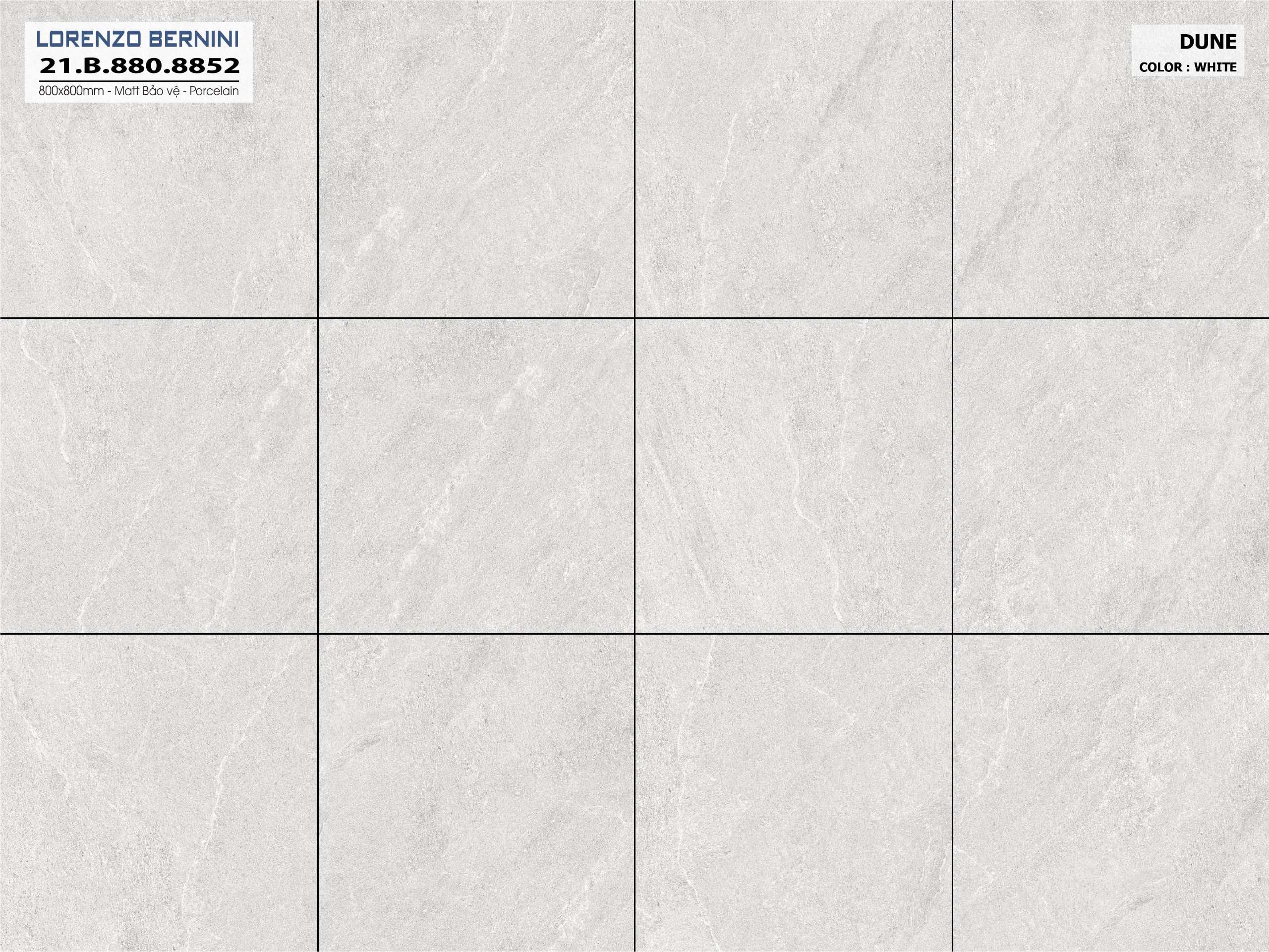 Gạch ốp lát Lorenzo Bernini 80x80 Dune 21.B.880.8852 - Ảnh 8
