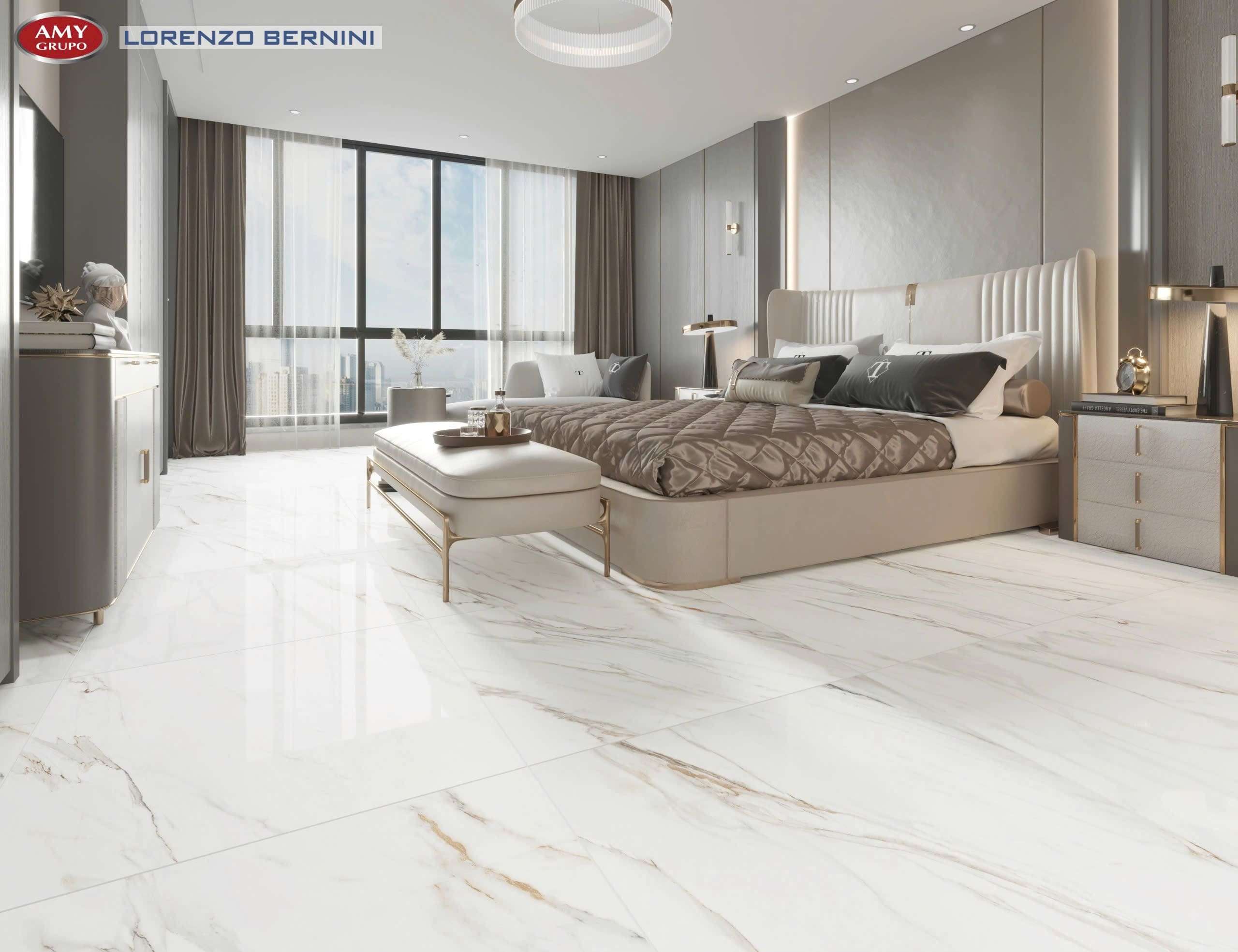 Gạch ốp lát Lorenzo Bernini 80x80 Gold Calacata 21.B.880.5028 - Ảnh 6