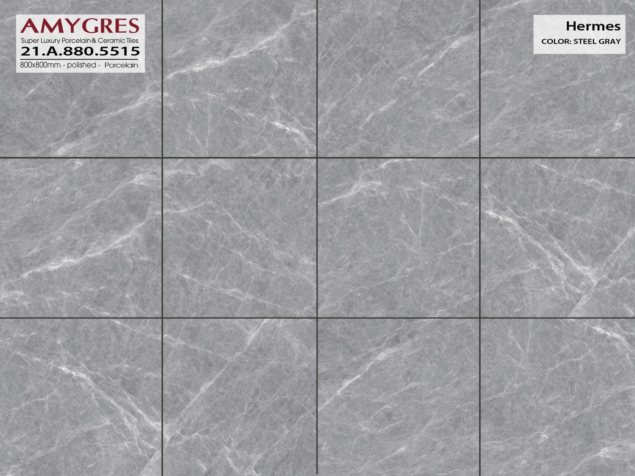 Gạch ốp lát Lorenzo Bernini 80x80 HERMES 21.B.880.5515