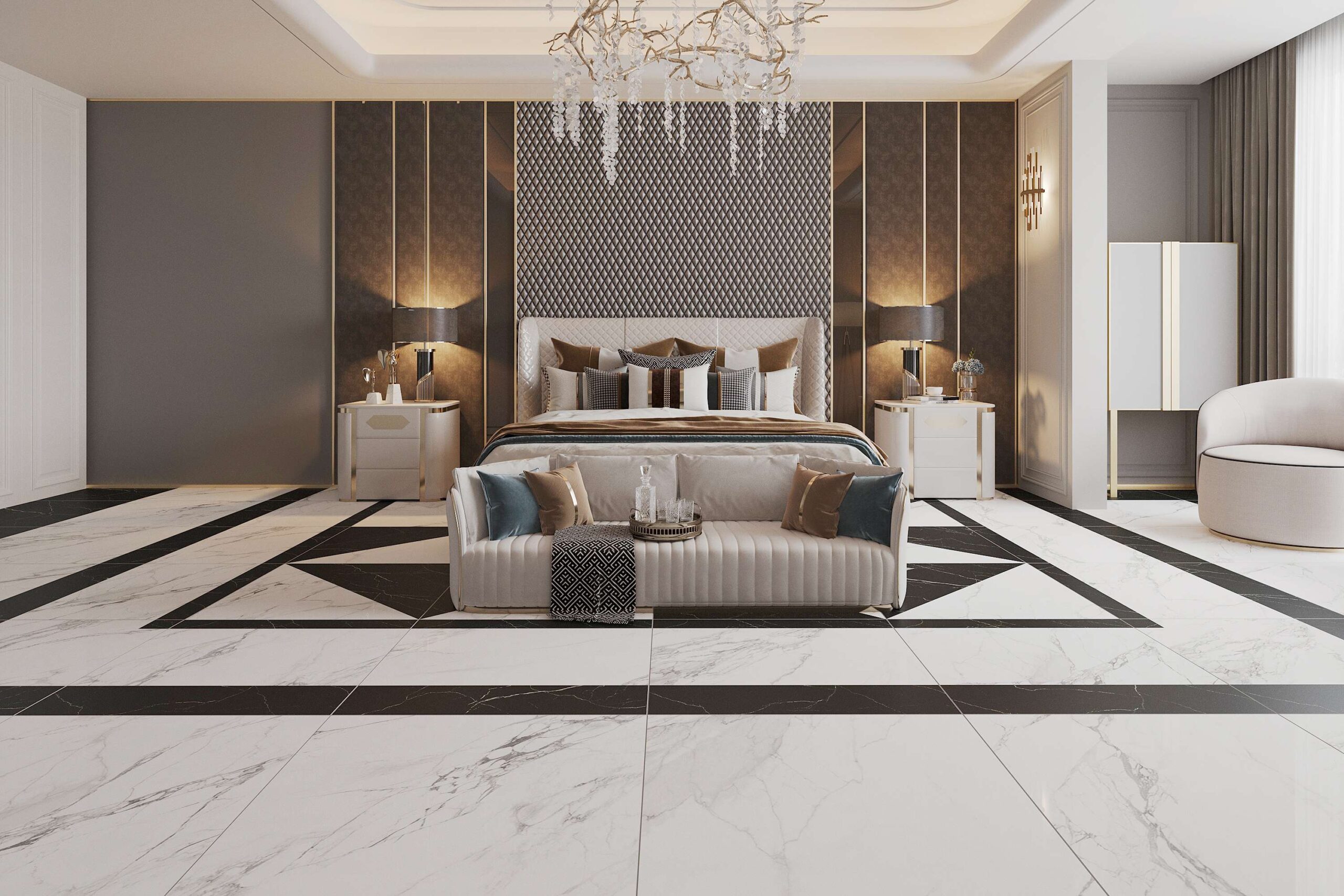 Gạch ốp lát Lorenzo Bernini 80x80 Midnight 21.B.880.4855