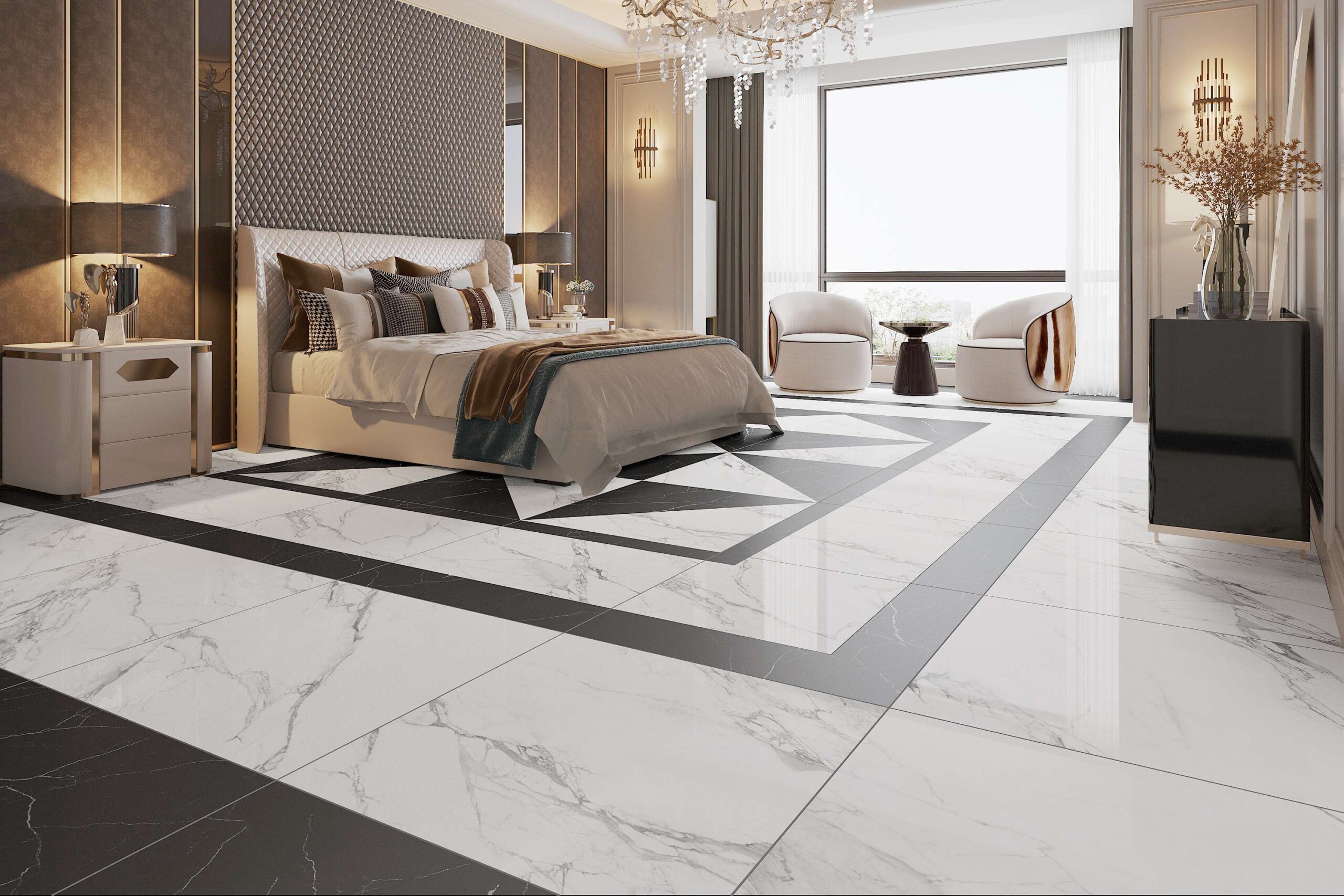 Gạch ốp lát Lorenzo Bernini 80x80 Midnight 21.B.880.4855 - Ảnh 5