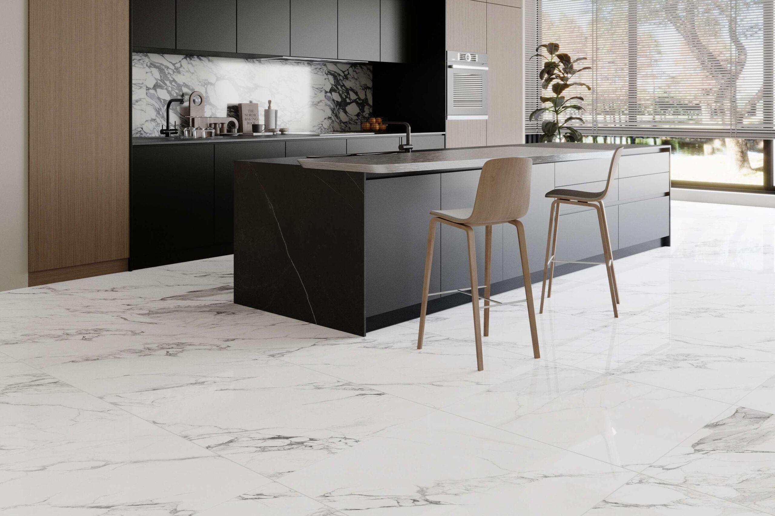 Gạch ốp lát Lorenzo Bernini 80x80 Modern Calacata 21.B.880.8813 - Ảnh 4