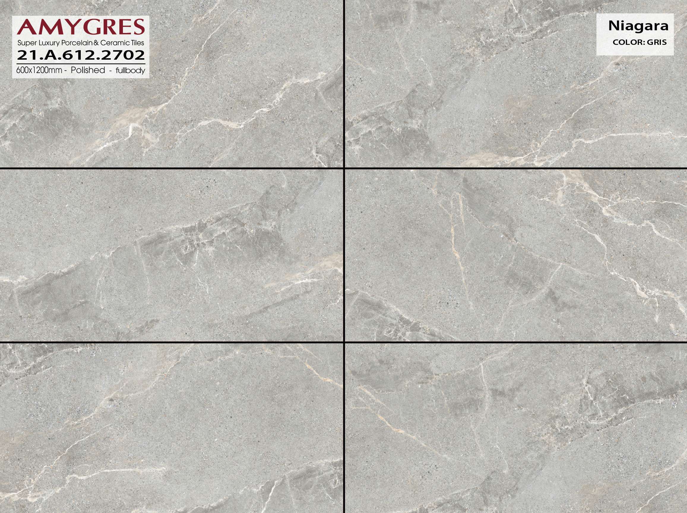 Gạch ốp lát AMYGRES 60x120 NIAGARA 21.A.612.2702 - Ảnh 2