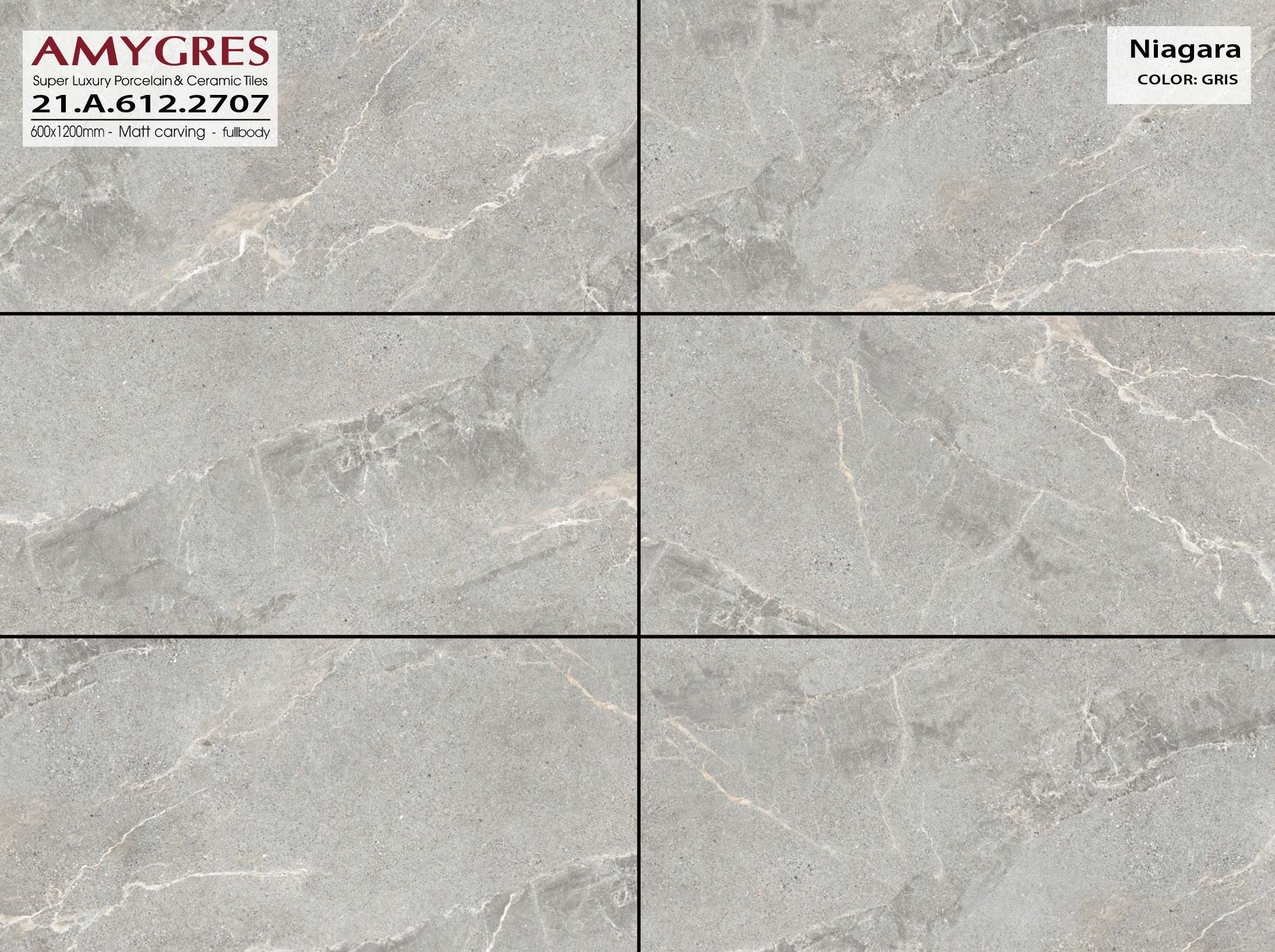 Gạch ốp lát AMYGRES 60x120 NIAGARA 21.A.612.2707 - Ảnh 3