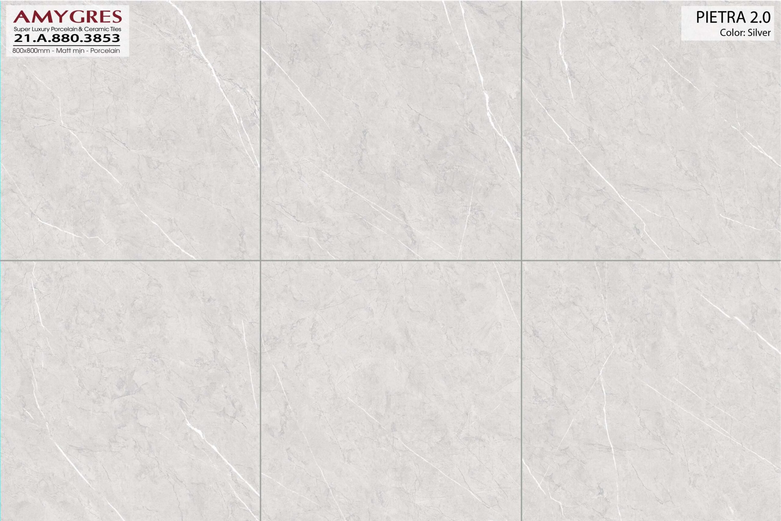 Gạch ốp lát AMYGRES 80x80 Pieatra 2.0 21.A.880.3853 - Ảnh 2