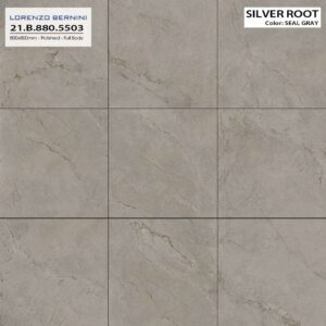 Gạch ốp lát Lorenzo Bernini 80x80 SILVER ROOT 21.B.880.5503