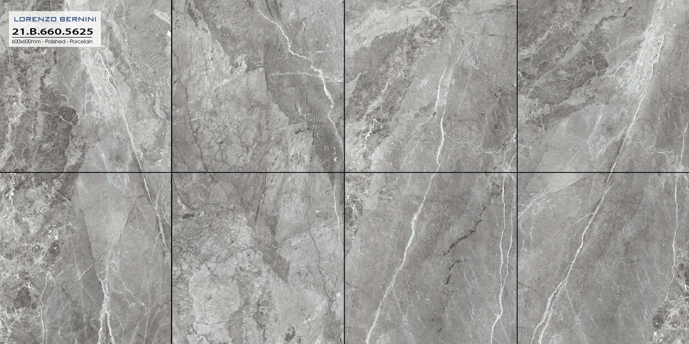 Gạch ốp lát Lorenzo Bernini 60x60 Solo 21.B.660.5625