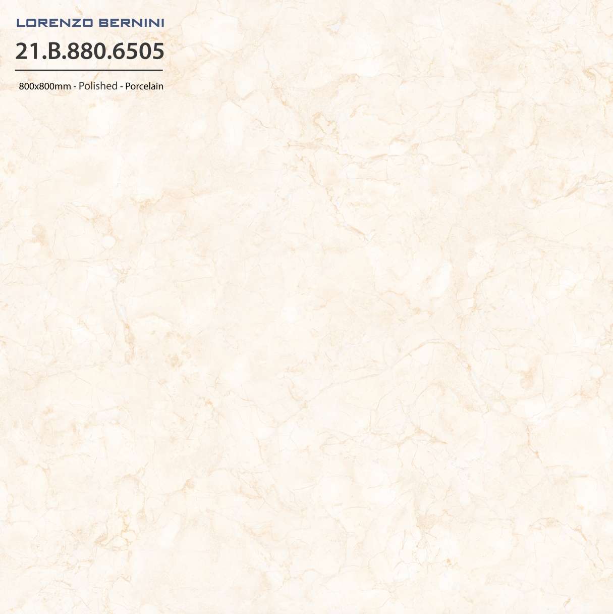 Gạch ốp lát Lorenzo Bernini 80x80 Solo 21.B.880.6505