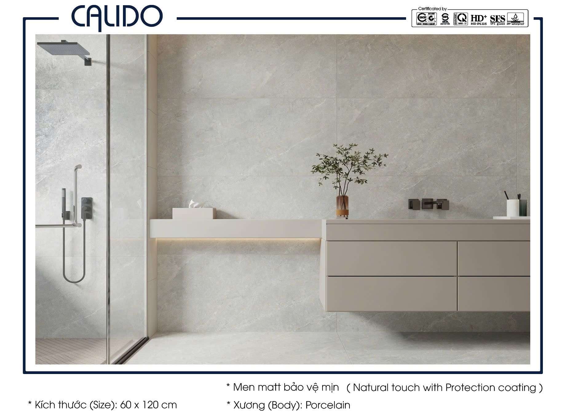 Gạch ốp lát CALIDO 60x120 Solo 21.C.612.5254 - Ảnh 3