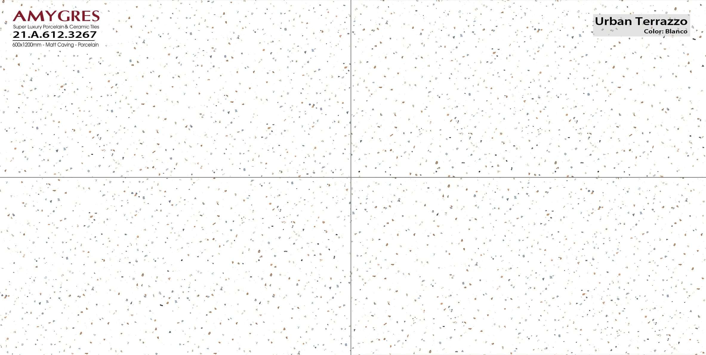 Gạch ốp lát AMYGRES 60x120 Urban Terrazo 21.A.612.3267 - Ảnh 2