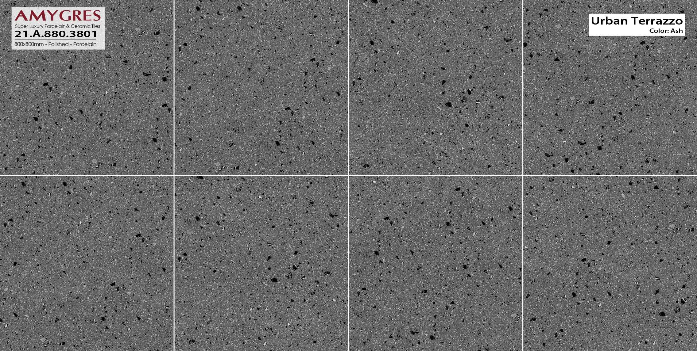 Gạch ốp lát AMYGRES 80x80 Urban Terrazo 21.A.880.3801 - Ảnh 2