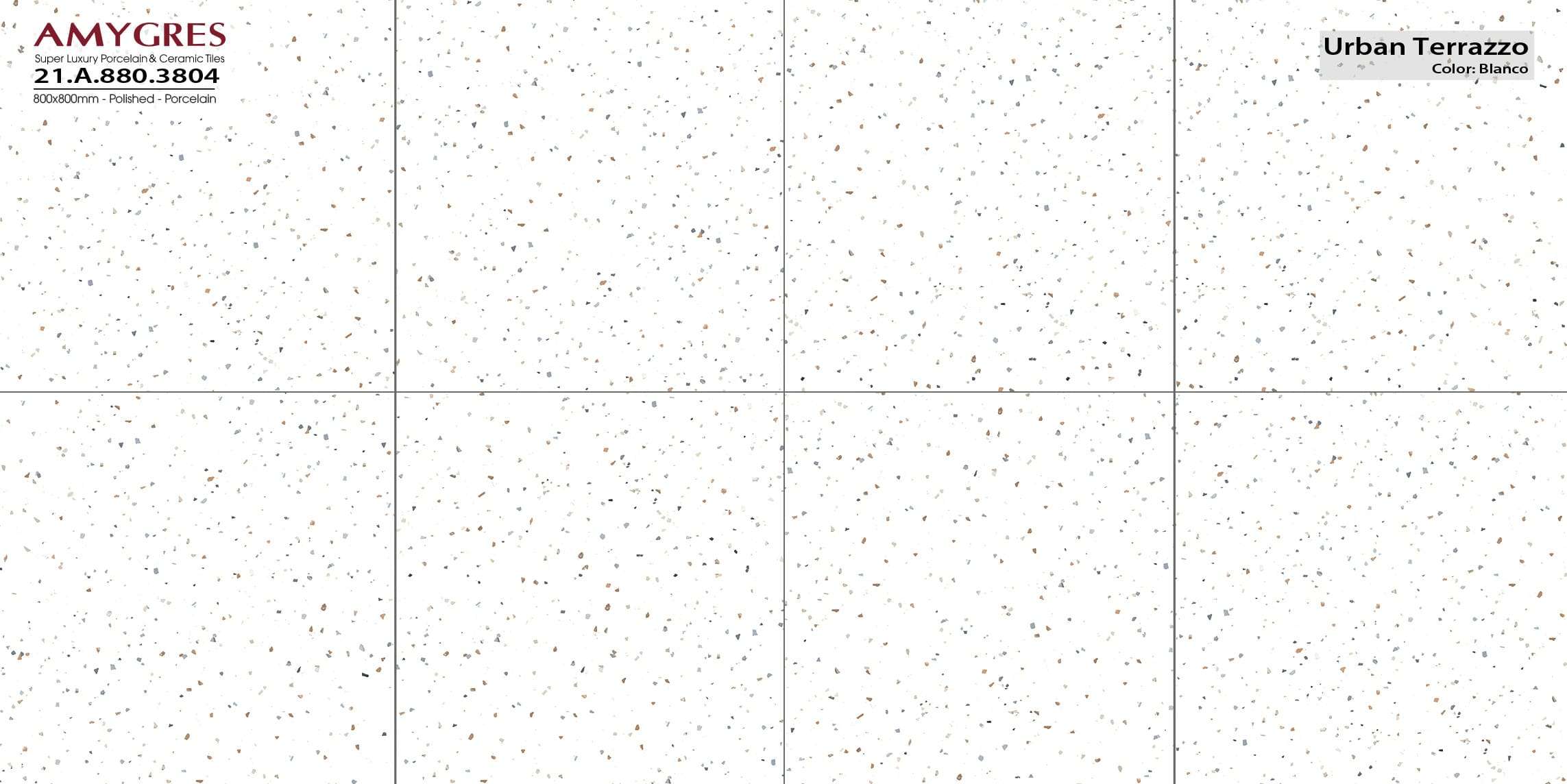 Gạch ốp lát AMYGRES 80x80 Urban Terrazo 21.A.880.3804 - Ảnh 2