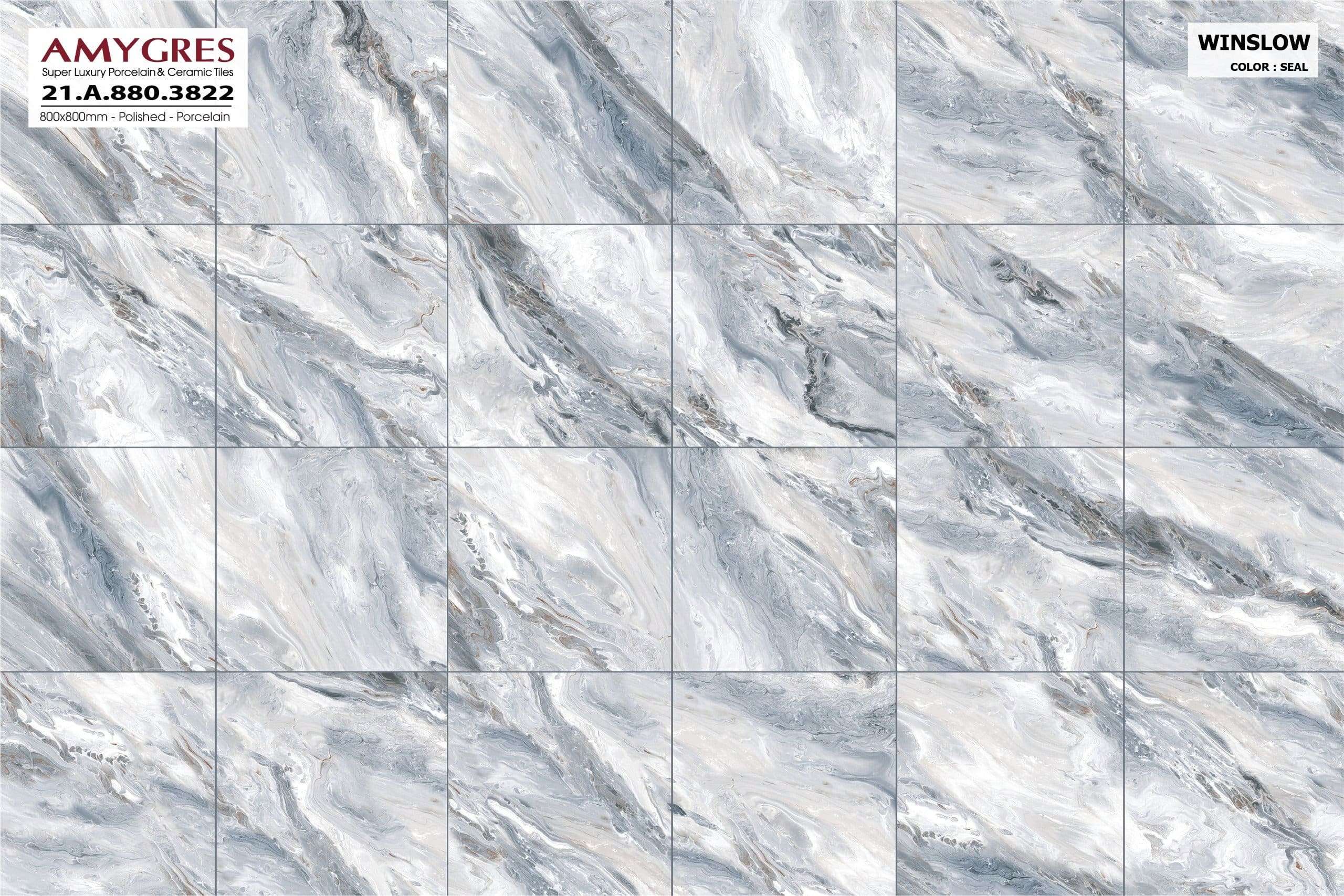 Gạch ốp lát AMYGRES 80x80 Winslow 21.A.880.3822 - Ảnh 6
