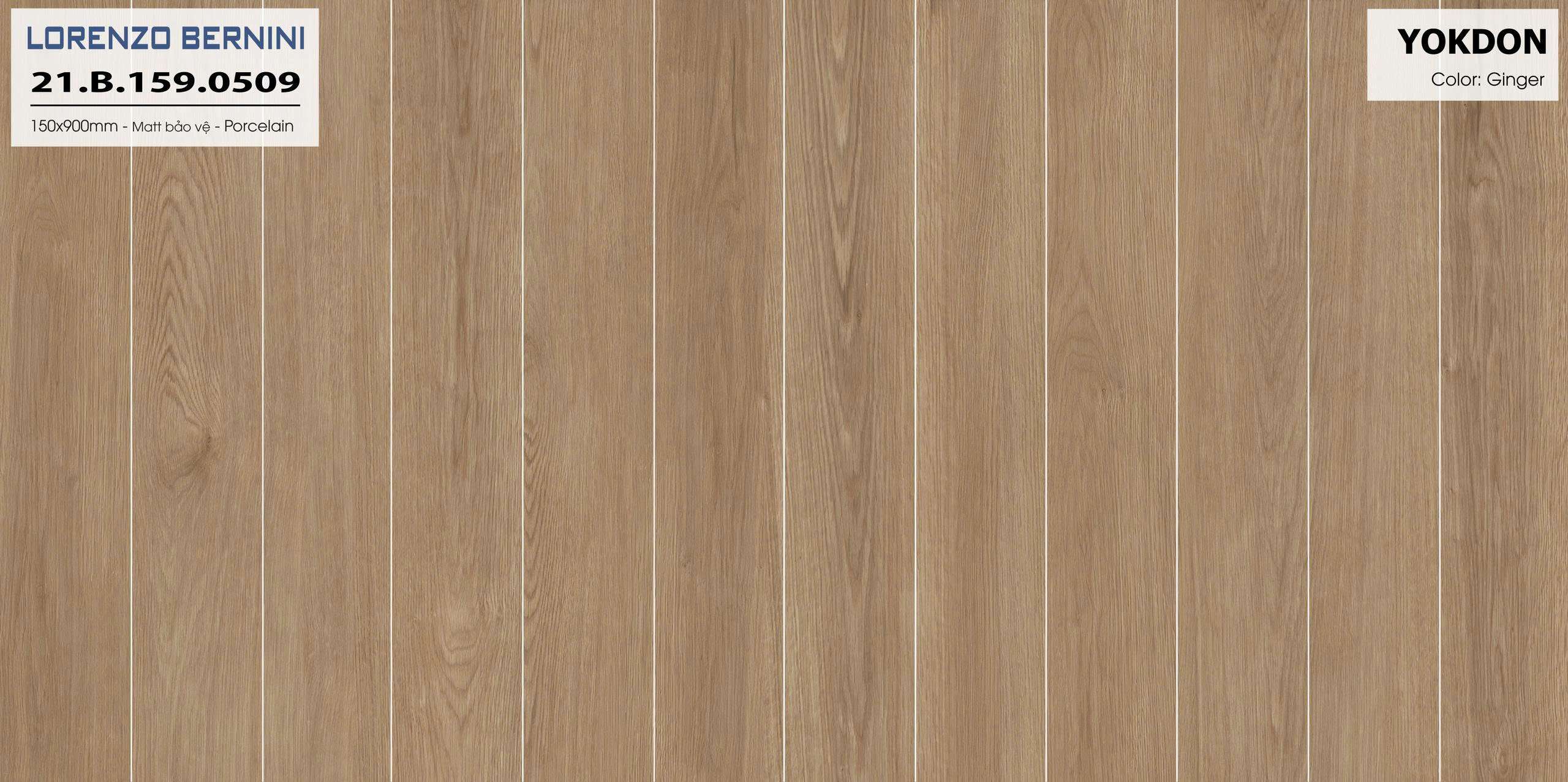Gạch ốp lát Lorenzo Bernini 15x90 Yokdon 21.B.159.0509 - Ảnh 3