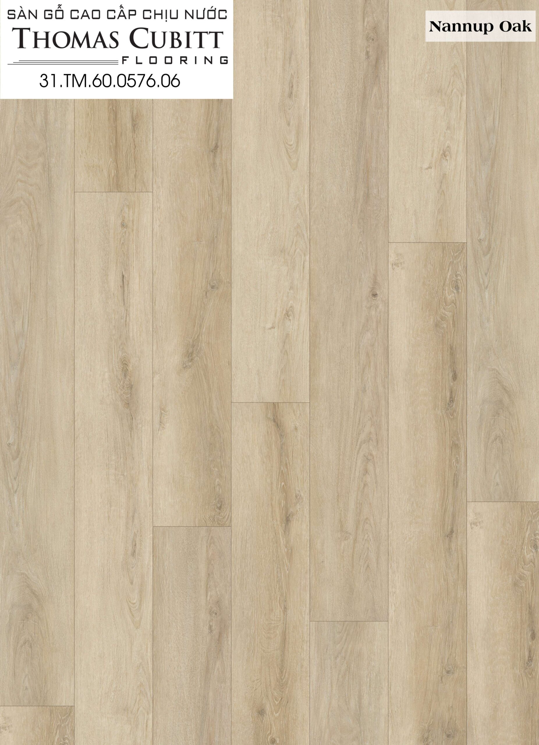 Sàn gỗ SPC Thomas Cubitt 18.2x122 NANNUP OAK 31.TM.60.0576.06