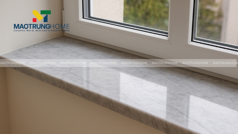 So với việc sơn hoặc ốp gạch, chi phí ốp đá bậu cửa sổ cao hơn