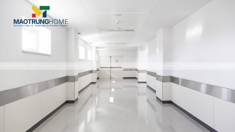 Gạch cho khu vực yêu cầu vệ sinh cao (bệnh viện, phòng thí nghiệm)