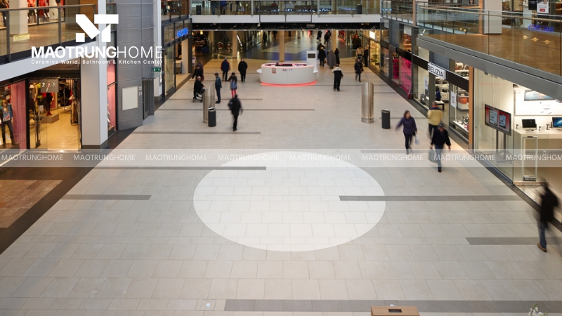 Gạch cho sàn chung và đại sảnh trung tâm thương mại