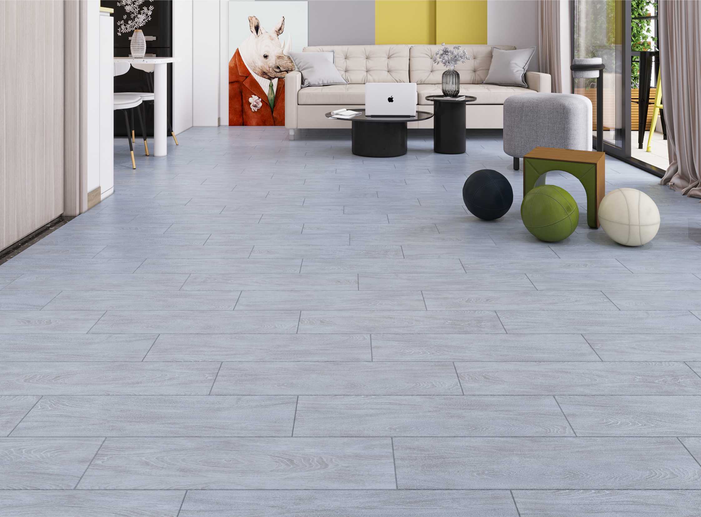 Vgres Gạch Bán Sứ Mờ 15x60 VG15661 - Ảnh 2