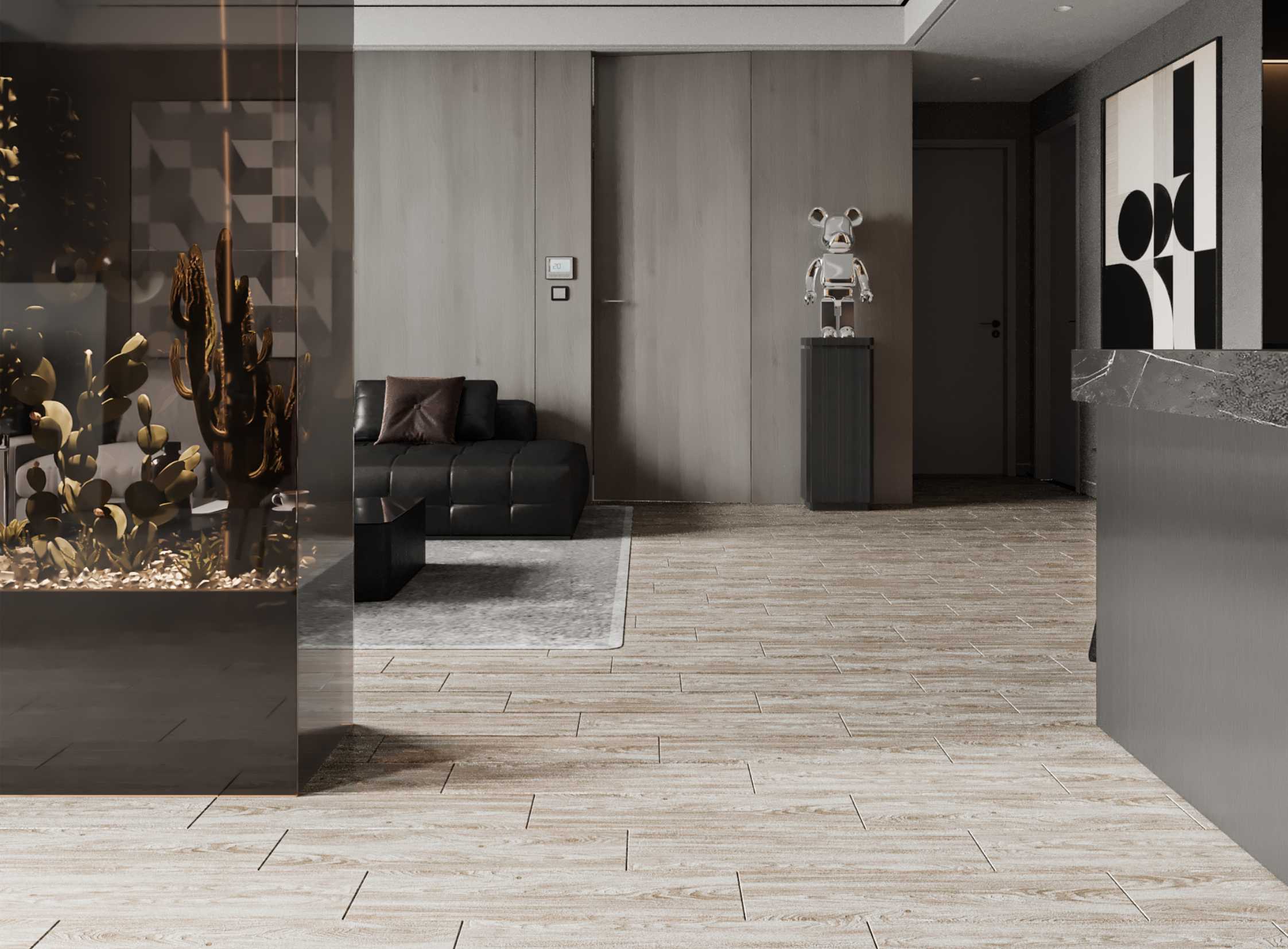 Vgres Gạch Bán Sứ Mờ 15x60 VG15667 - Ảnh 2