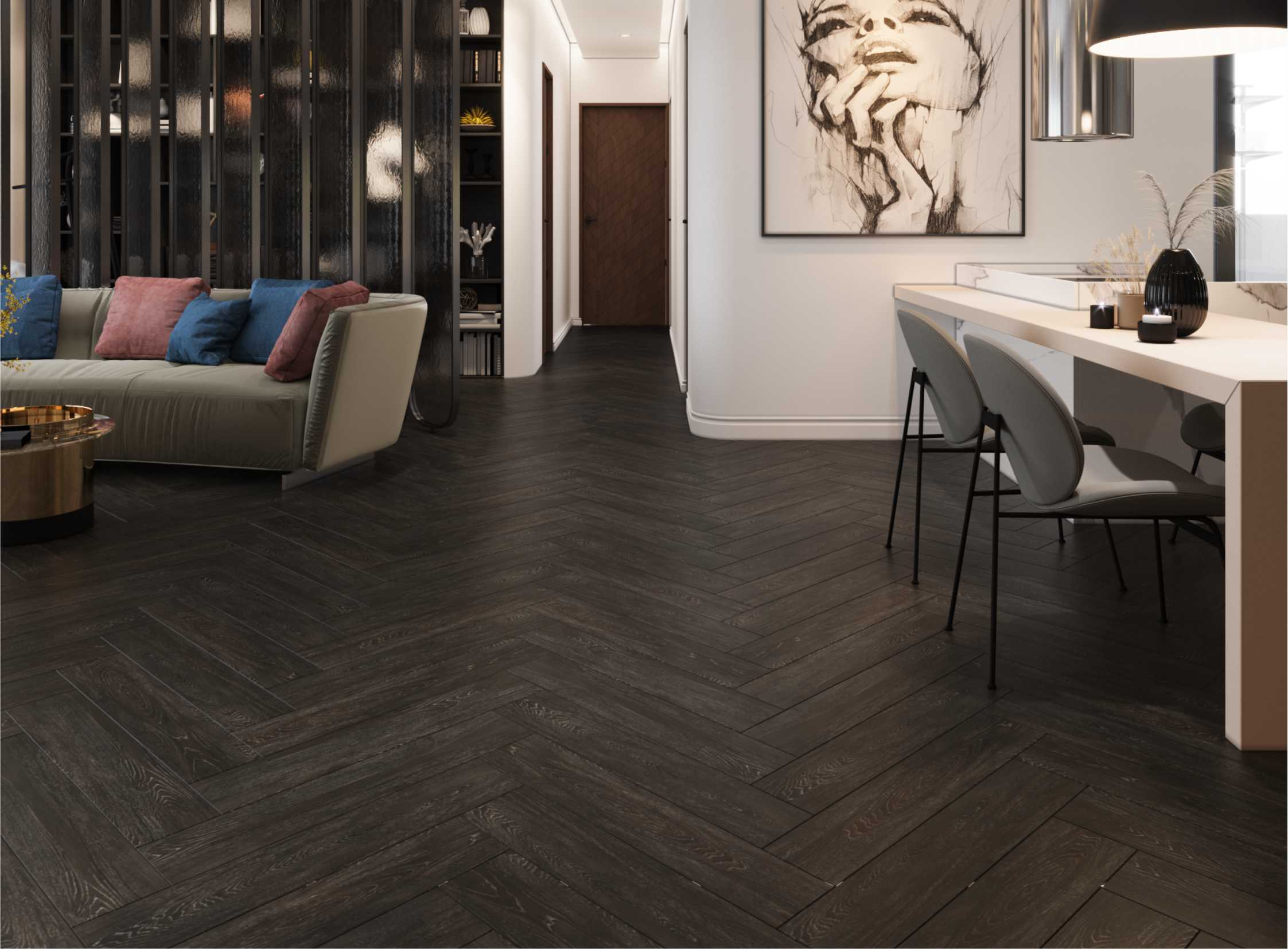 Vgres Gạch Bán Sứ Mờ 15x75 VG1575001 - Ảnh 2