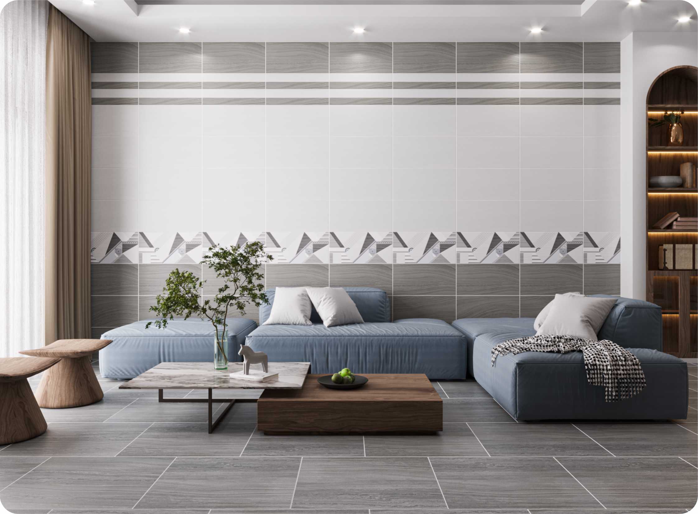 Vgres Gạch Bán Sứ Mờ 30x60 USVG3611 - Ảnh 2