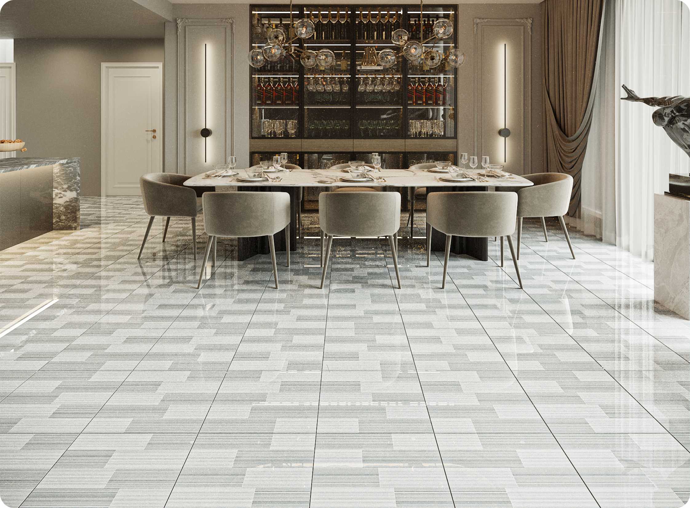 Vgres Gạch Men Bóng 50x50 VG58842 - Ảnh 2