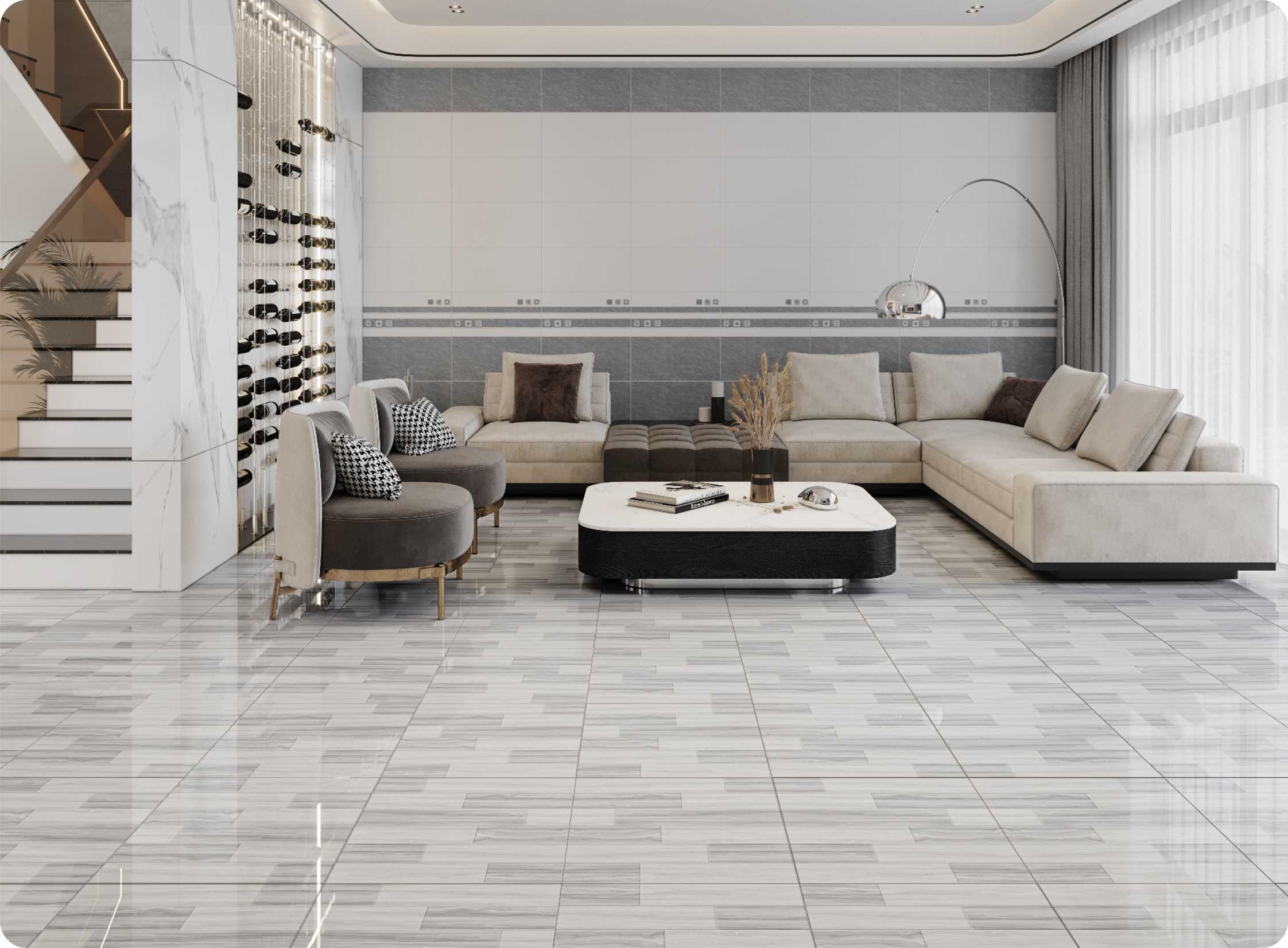 Vgres Gạch Men Bóng 50x50 VG58853 - Ảnh 2